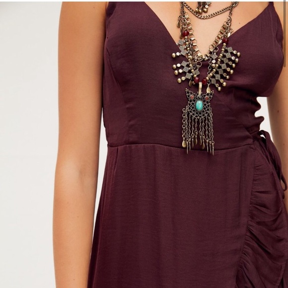 🌙FREE PEOPLE All My Love Shine Wrap Slip🌙 - Picture 3 of 4